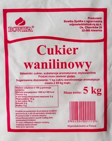 Cukier waniliowy